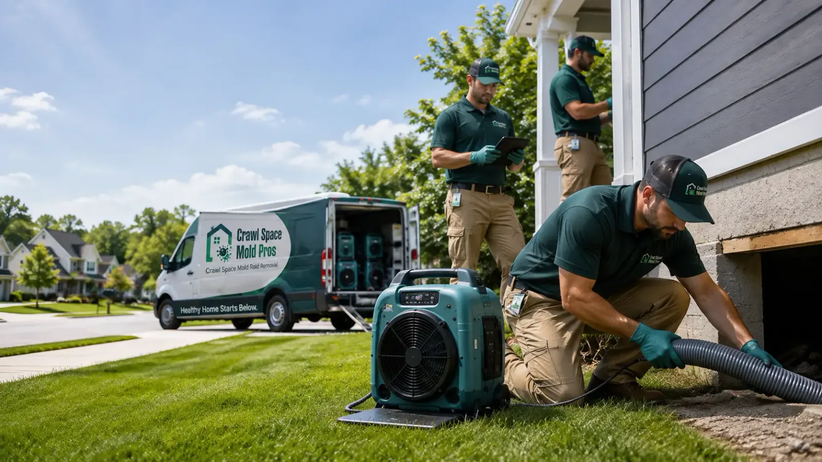 Crawl Space Mold Removal in Quincy, FL